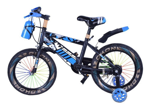 Bicicleta Bici Infantil Rodado 16 Con Caramañola luz Oferta 