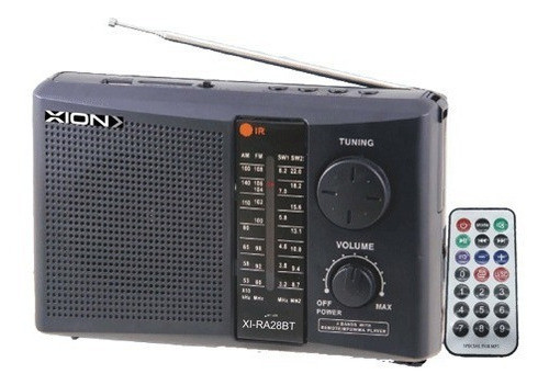 Radio Portatil Xion A Batería Control Bluetooth Antena