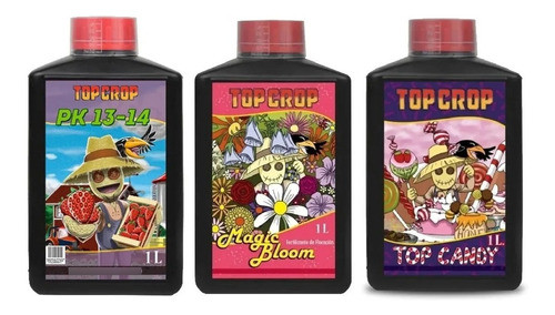Mega Pack Top Crop 3 L Floración Explosiva Pk Bloom Candy