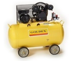 Compresor De Aire Monofásico 3hp. 200lt. Goldex